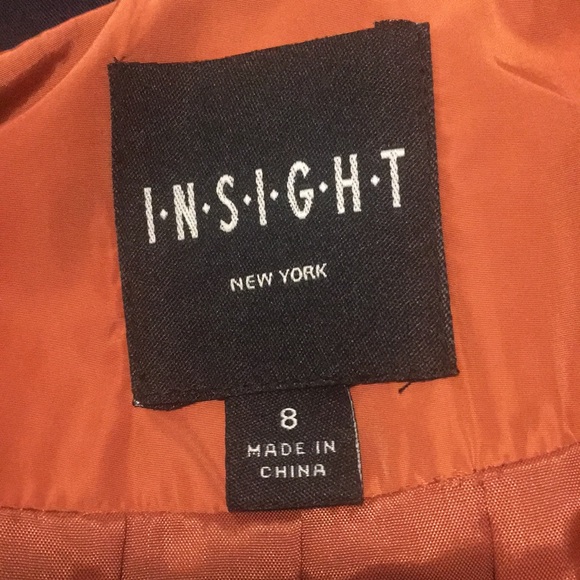 Super cute Insight New York jacket BRAND NEW w/extra button. - Picture 5 of 6